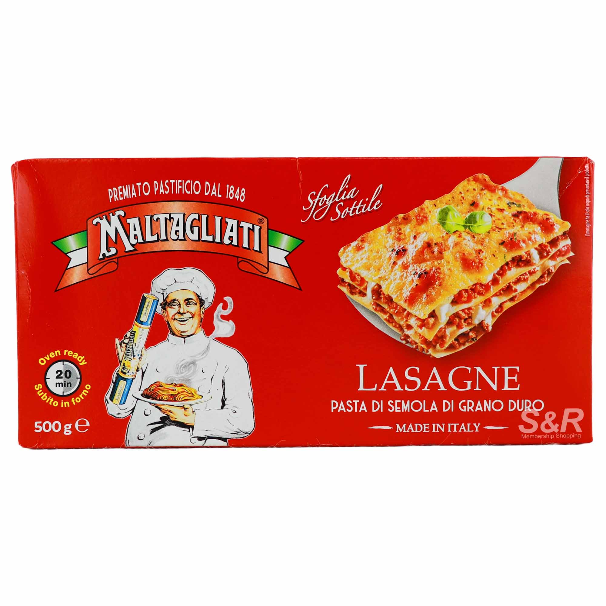 Maltagliati Lasagne Pasta 500g